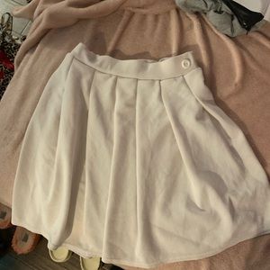 White skirt